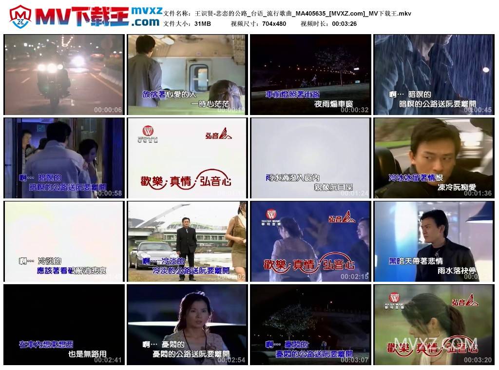 王识贤-悲恋的公路_台语_流行歌曲_MA405635